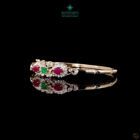 Emerald & Ruby Diamond Bracelet