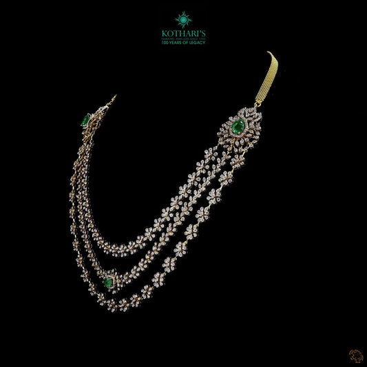 Emerald & Ruby Diamond Necklace