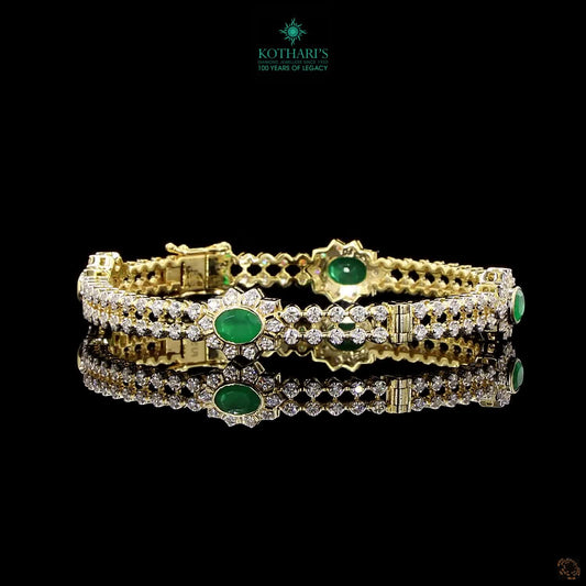 Emerald Diamond Bangles