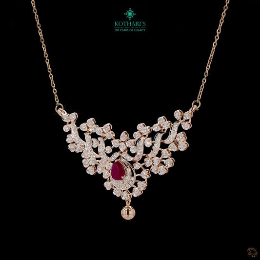 Ruby Diamond Pendant