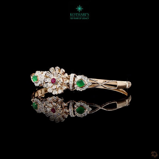 Emerald & Ruby Diamond Bracelet