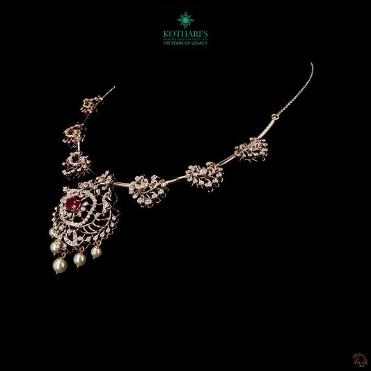 Emerald & Ruby Diamond Necklace