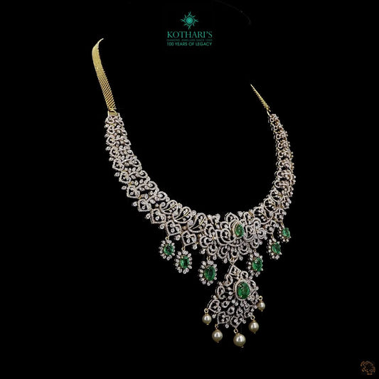 Emerald & Ruby Diamond Necklace