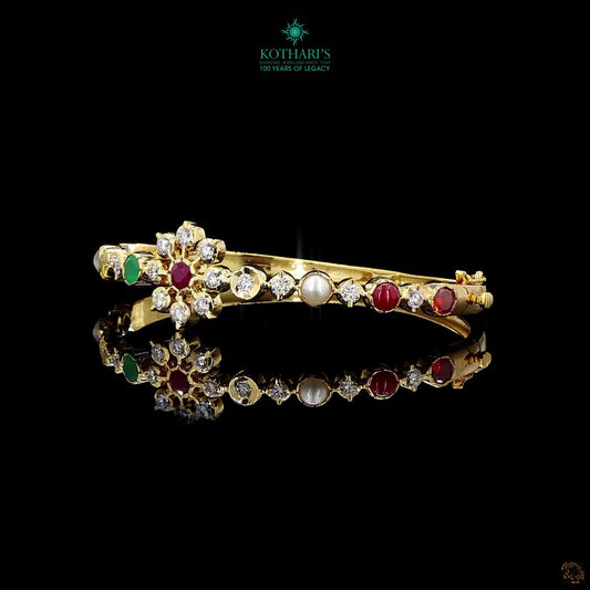Navratna Stone Diamond Bracelet