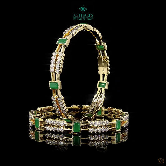 Emerald Diamond Bangles