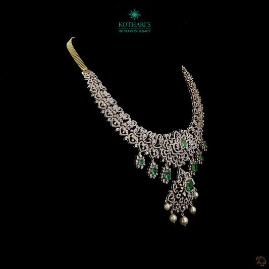 Emerald & Ruby Diamond Necklace