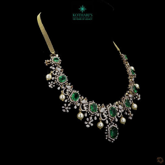 Emerald & Ruby Diamond Necklace