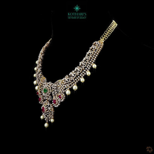 Emerald & Ruby Diamond Necklace