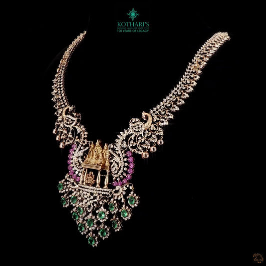 Emerald & Ruby Diamond Necklace
