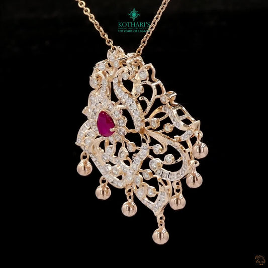 Ruby Diamond Pendant