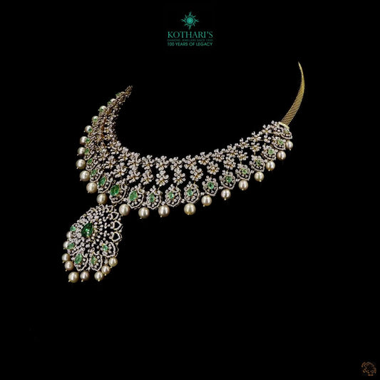 Emerald & Ruby Diamond Necklace