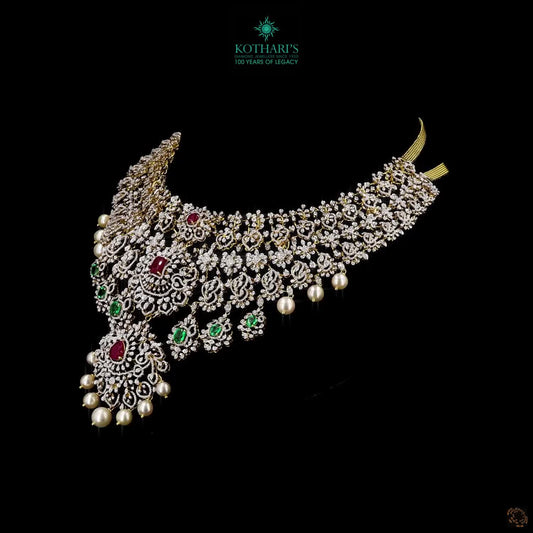 Emerald & Ruby Diamond Necklace