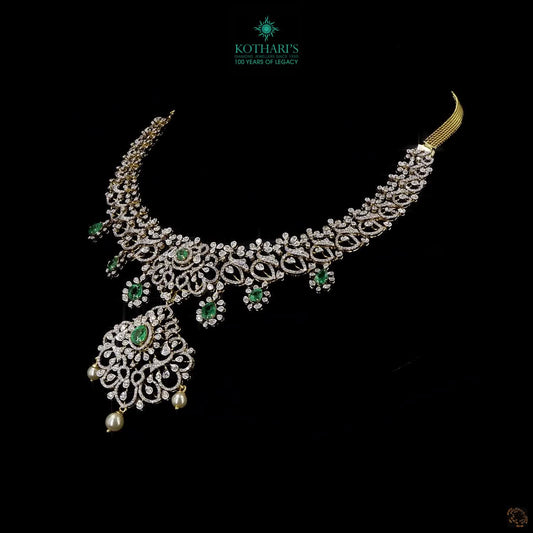 Emerald & Ruby Diamond Necklace