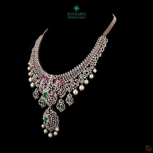Emerald & Ruby Diamond Necklace