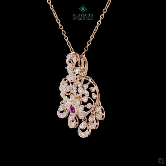 Ruby Diamond Pendant