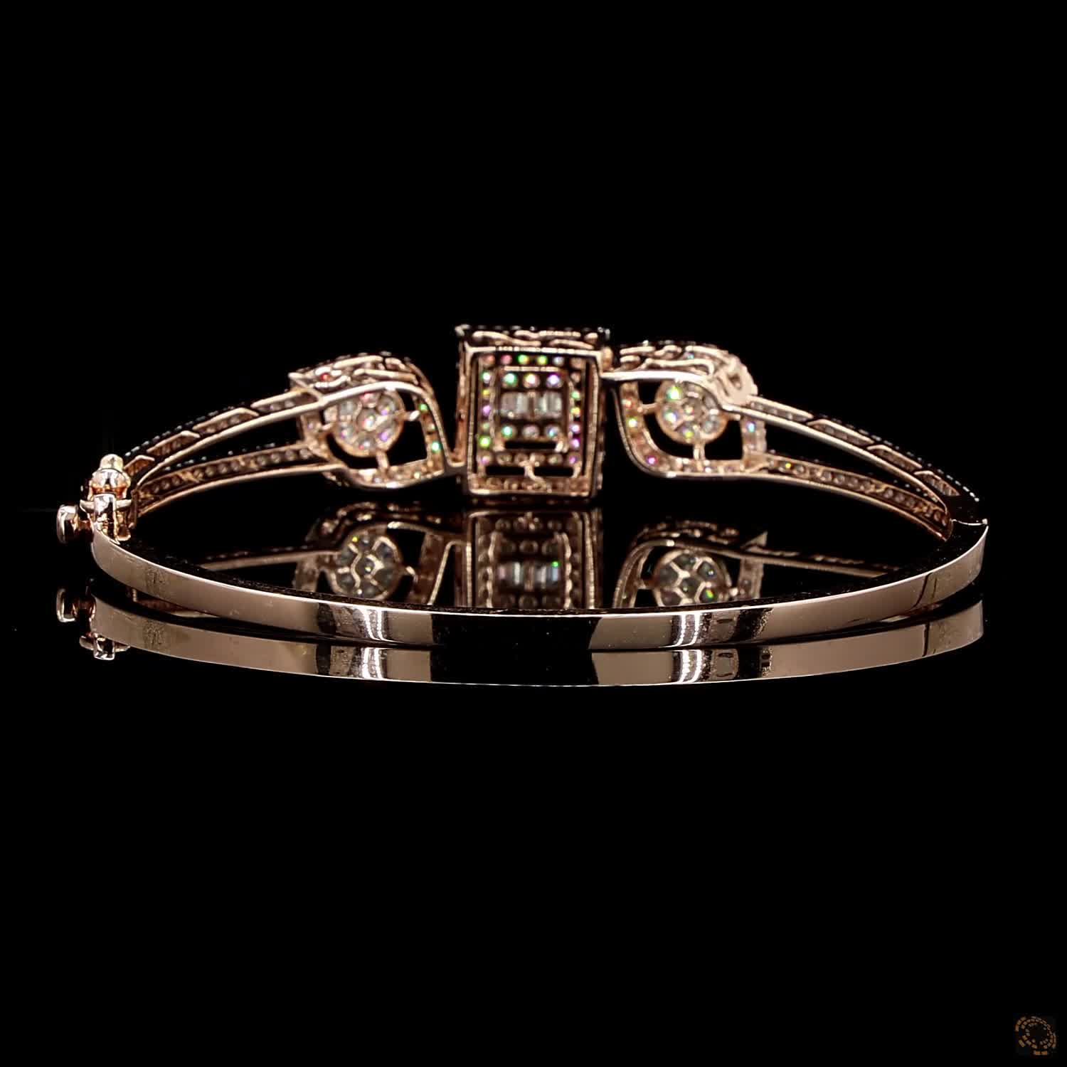 Diamond Bracelet in 18KT Rose Gold