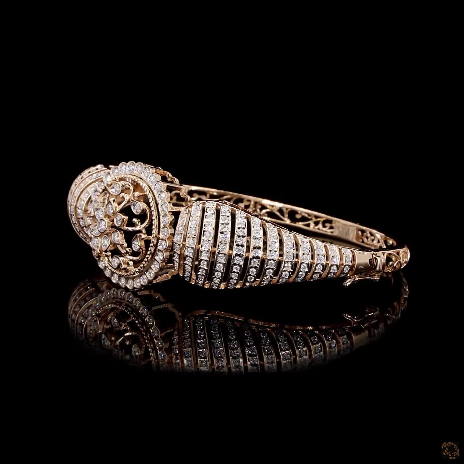 Diamond Bracelet in 18KT Rose Gold