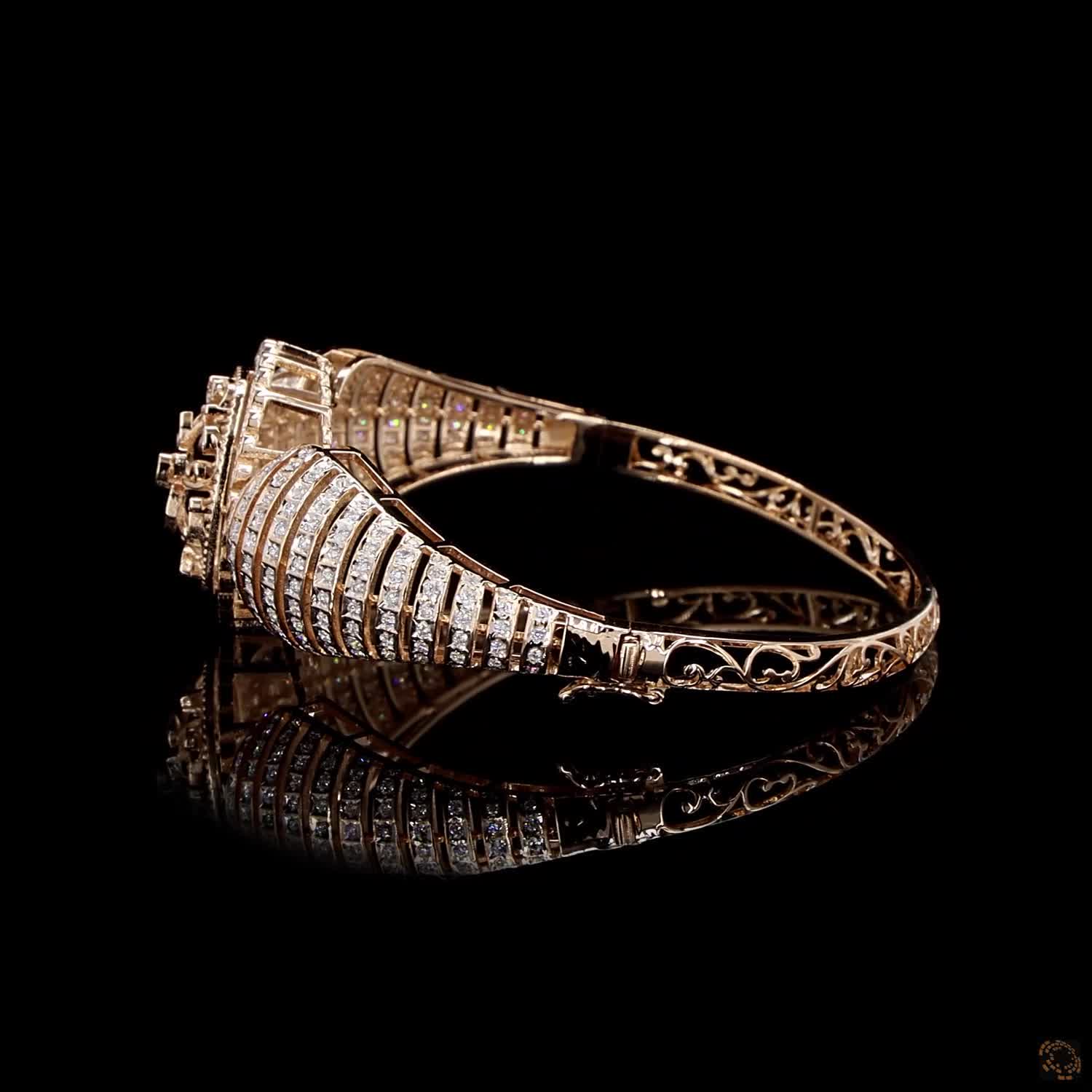 Diamond Bracelet in 18KT Rose Gold