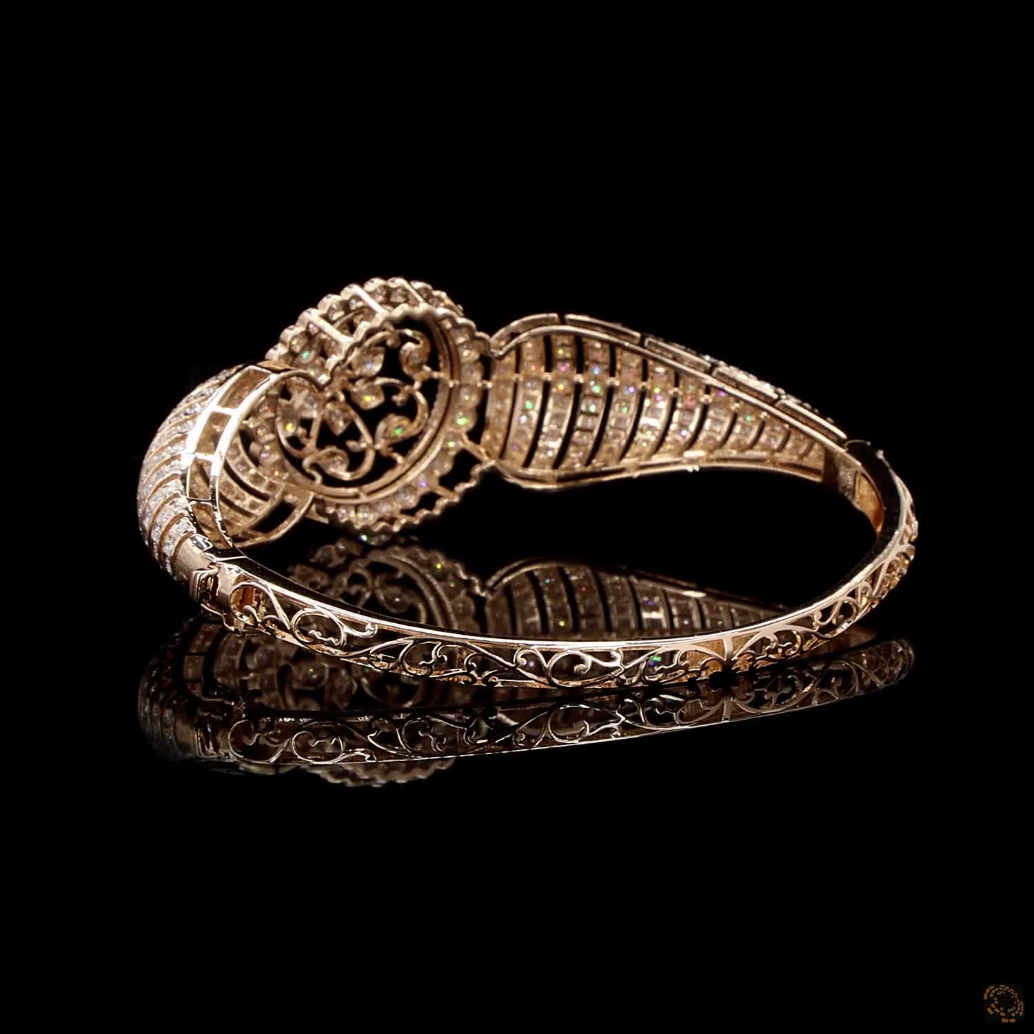 Diamond Bracelet in 18KT Rose Gold