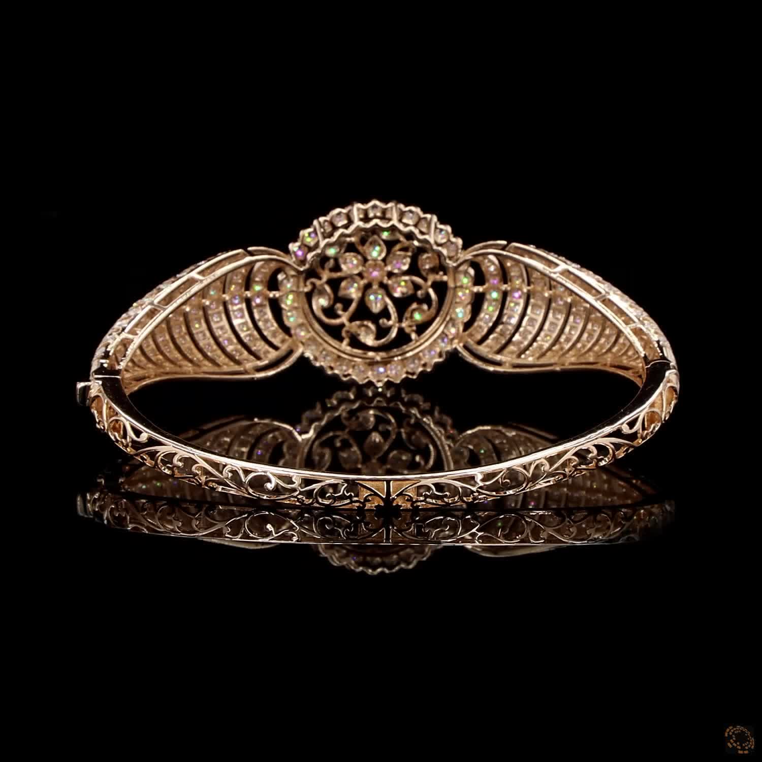 Diamond Bracelet in 18KT Rose Gold