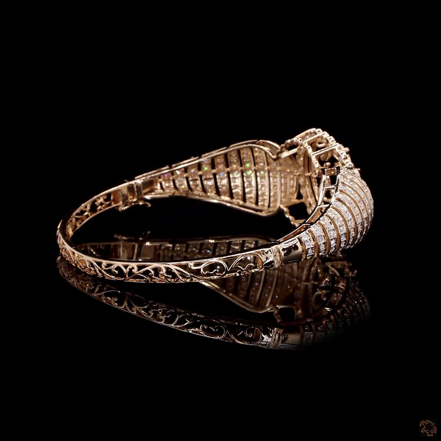 Diamond Bracelet in 18KT Rose Gold