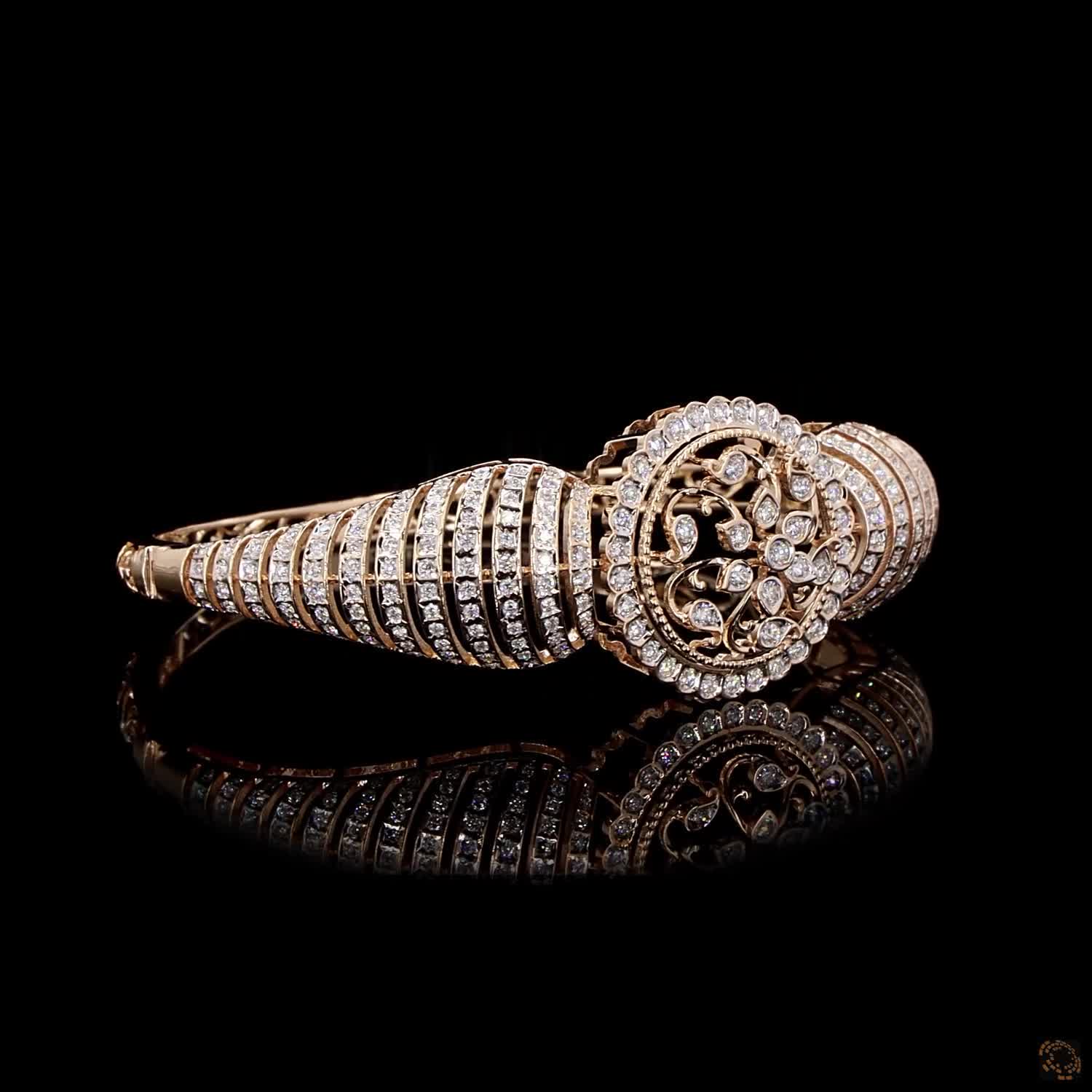 Diamond Bracelet in 18KT Rose Gold