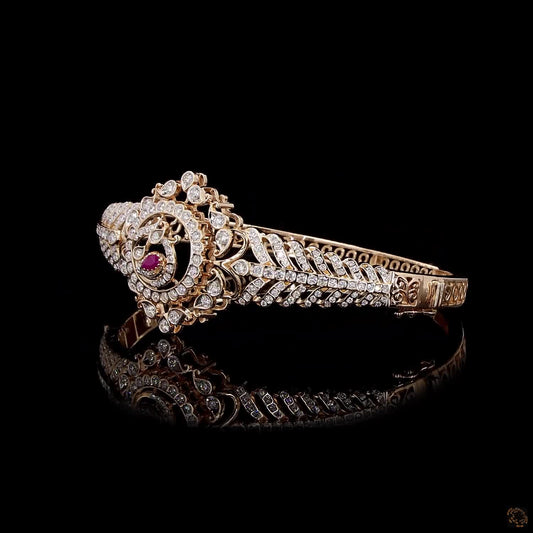 Ruby Diamond Bracelet in 18KT Rose Gold