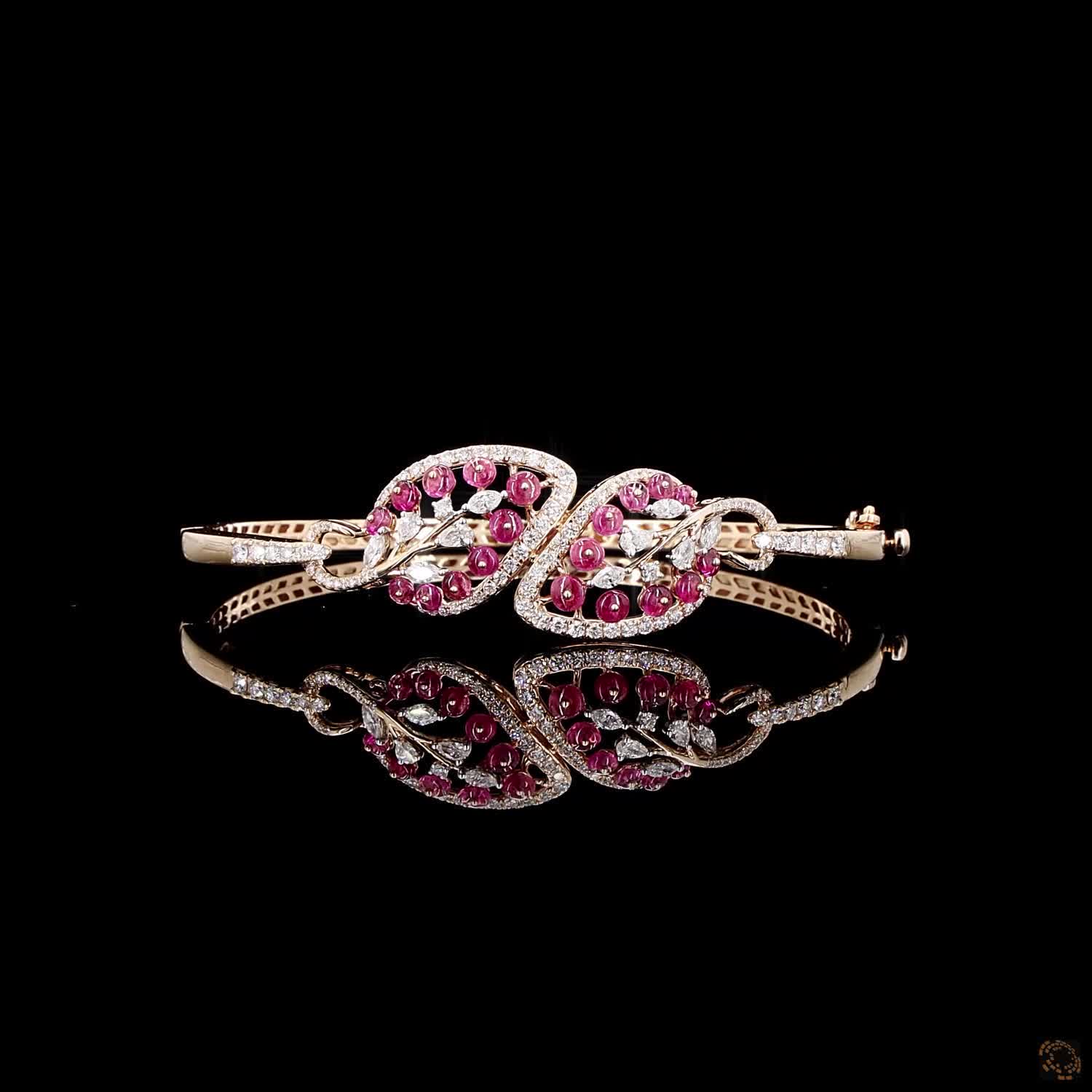 Pink Diamond Bracelet in 18KT Rose Gold