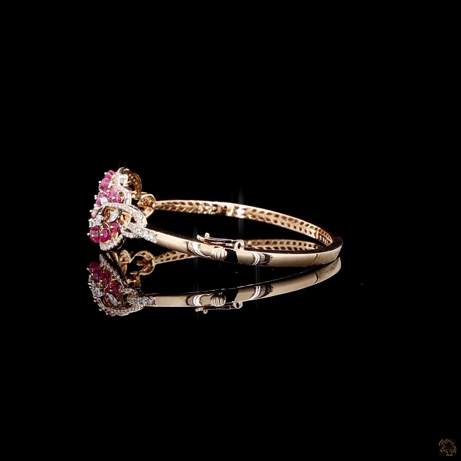 Pink Diamond Bracelet in 18KT Rose Gold