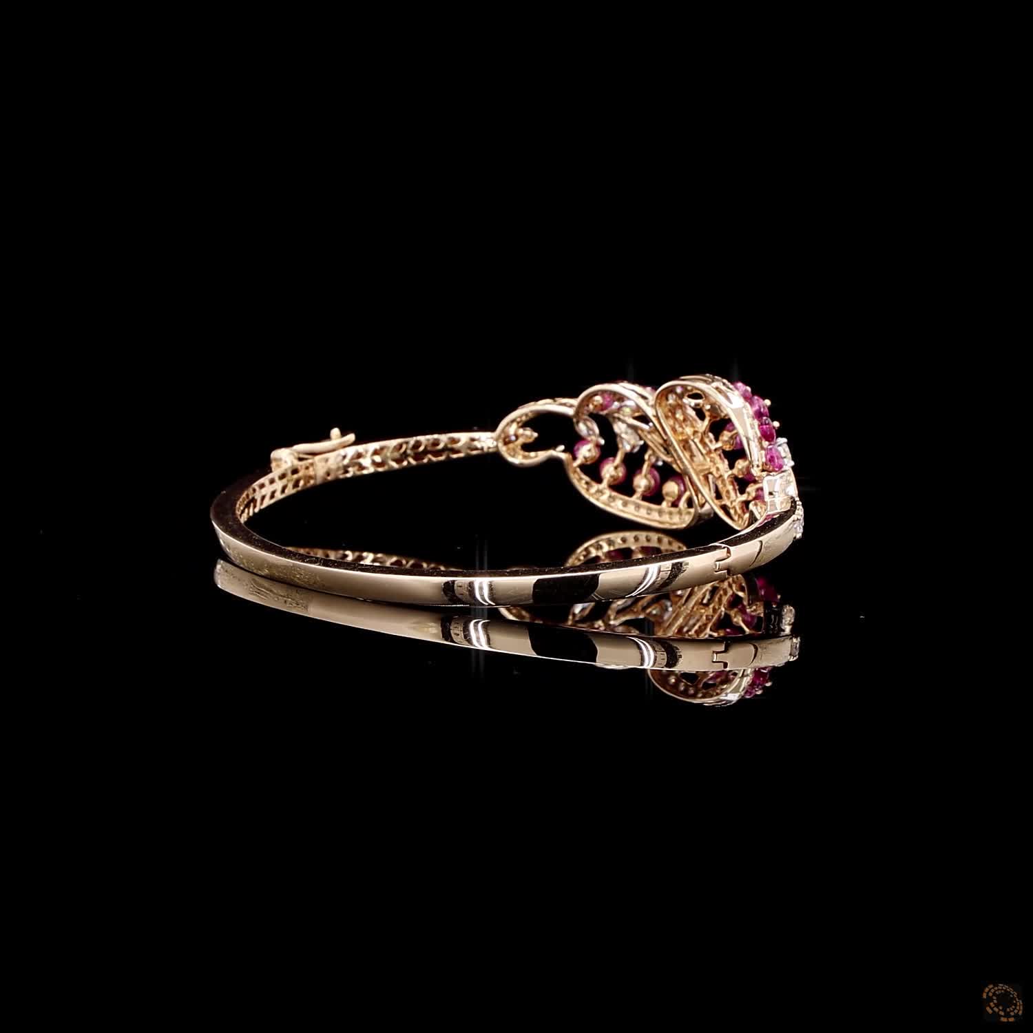 Pink Diamond Bracelet in 18KT Rose Gold