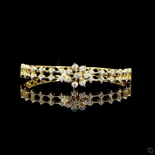 Diamond Bracelet in 18KT Yellow Gold