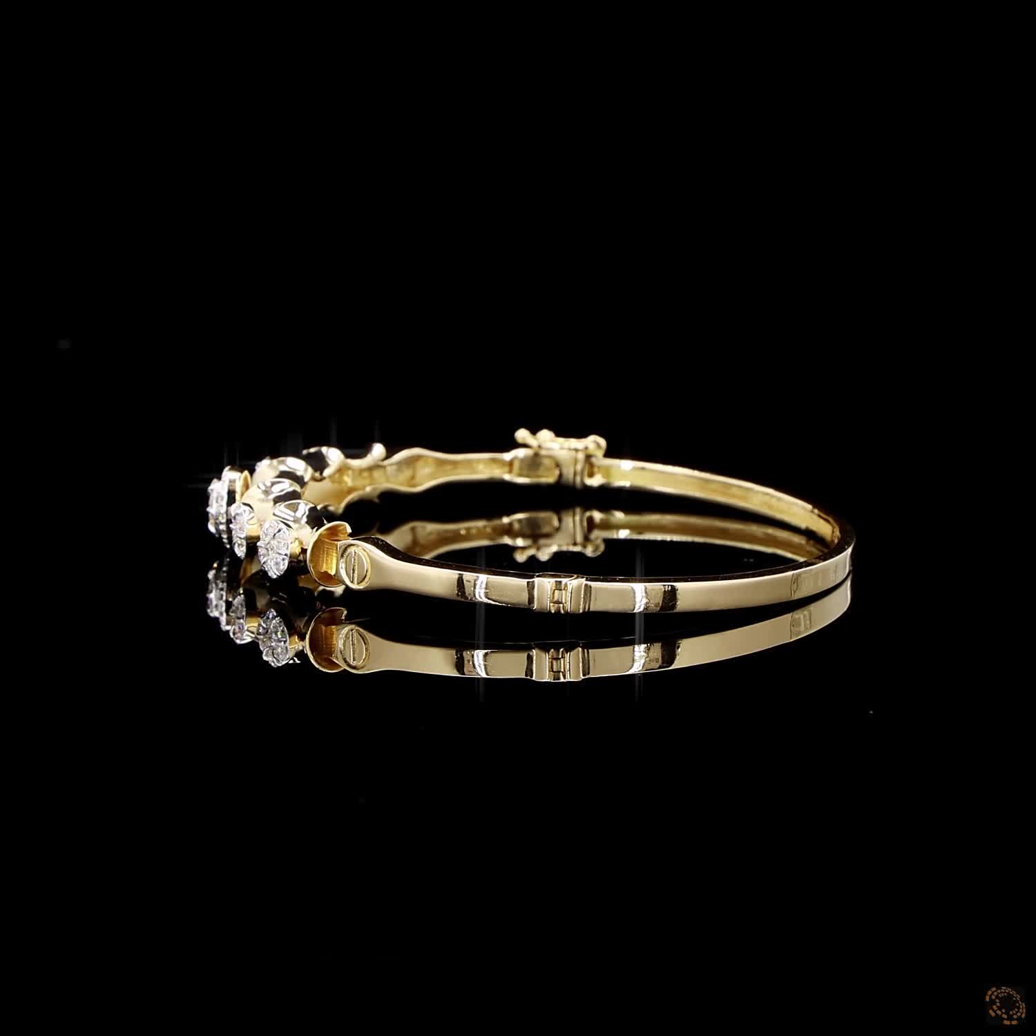 Diamond Bracelet in 18KT Yellow Gold