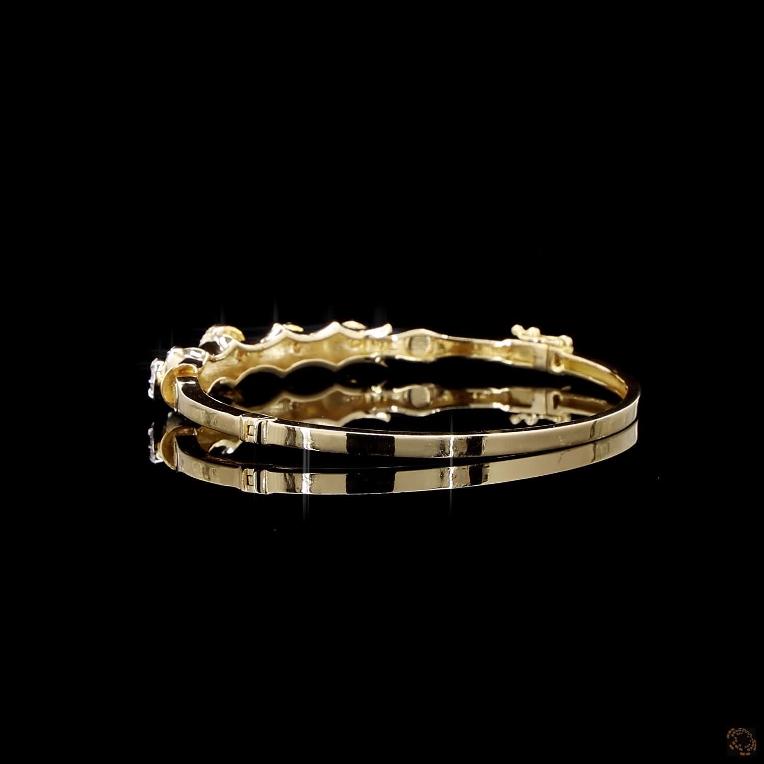 Diamond Bracelet in 18KT Yellow Gold