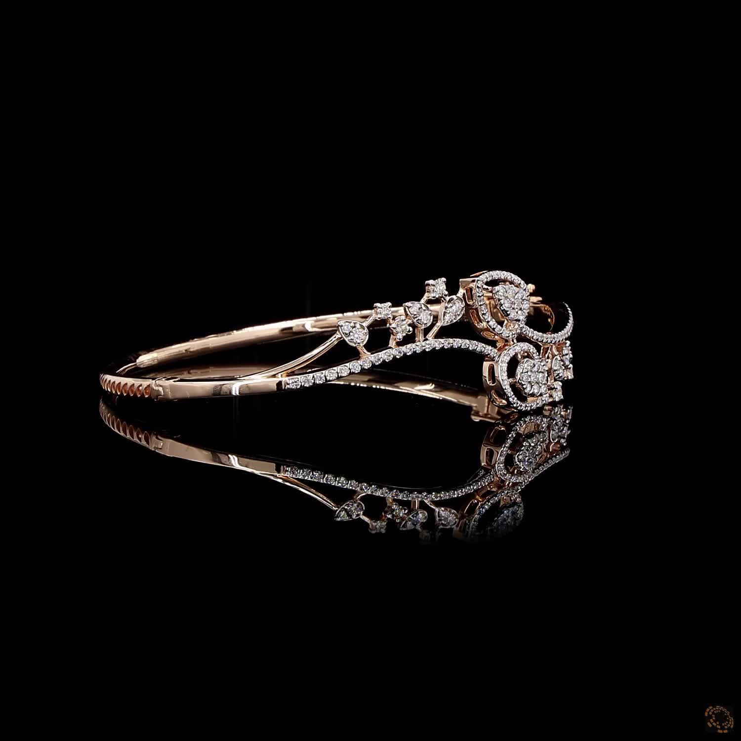 Diamond Bracelet in 18KT Yellow Gold