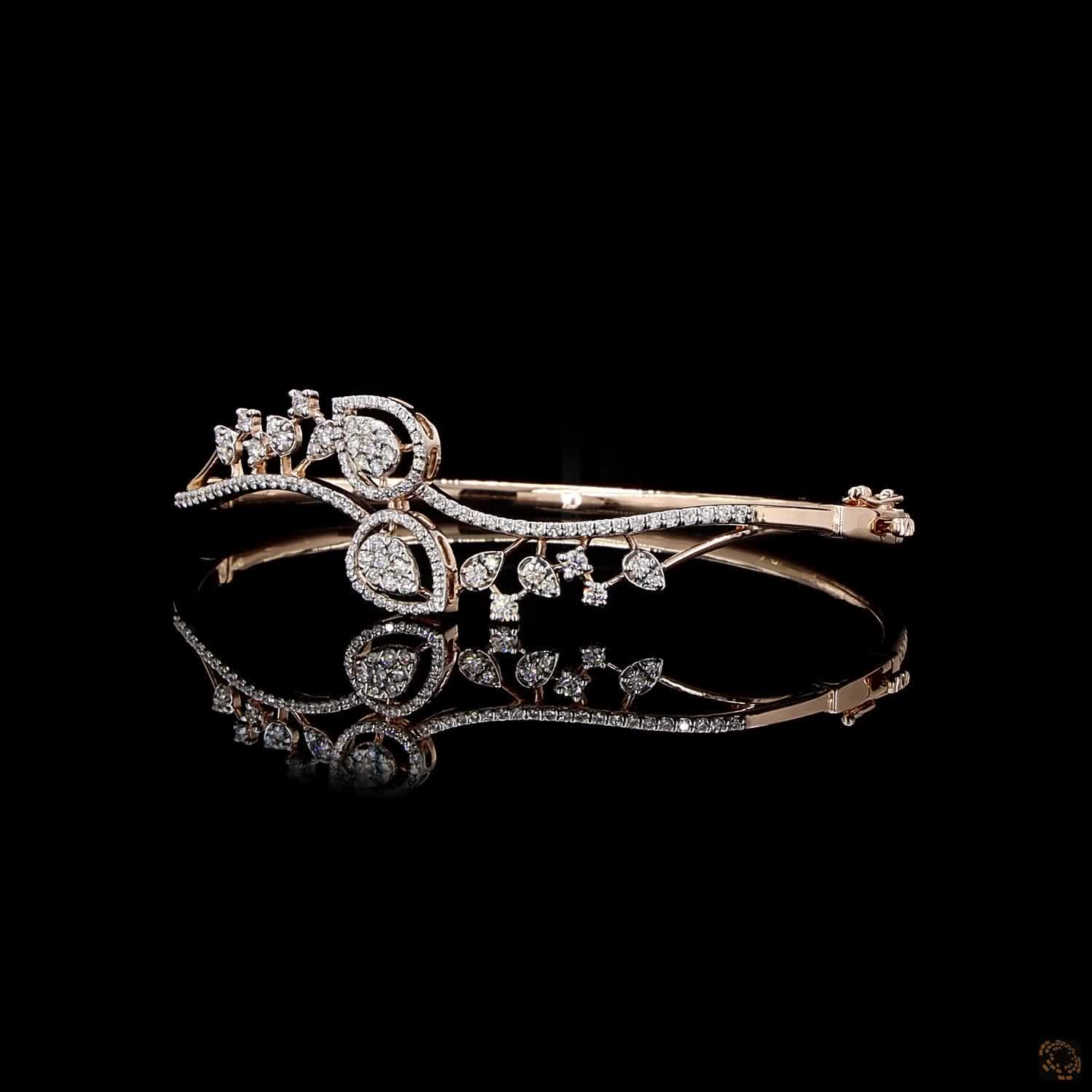 Diamond Bracelet in 18KT Yellow Gold