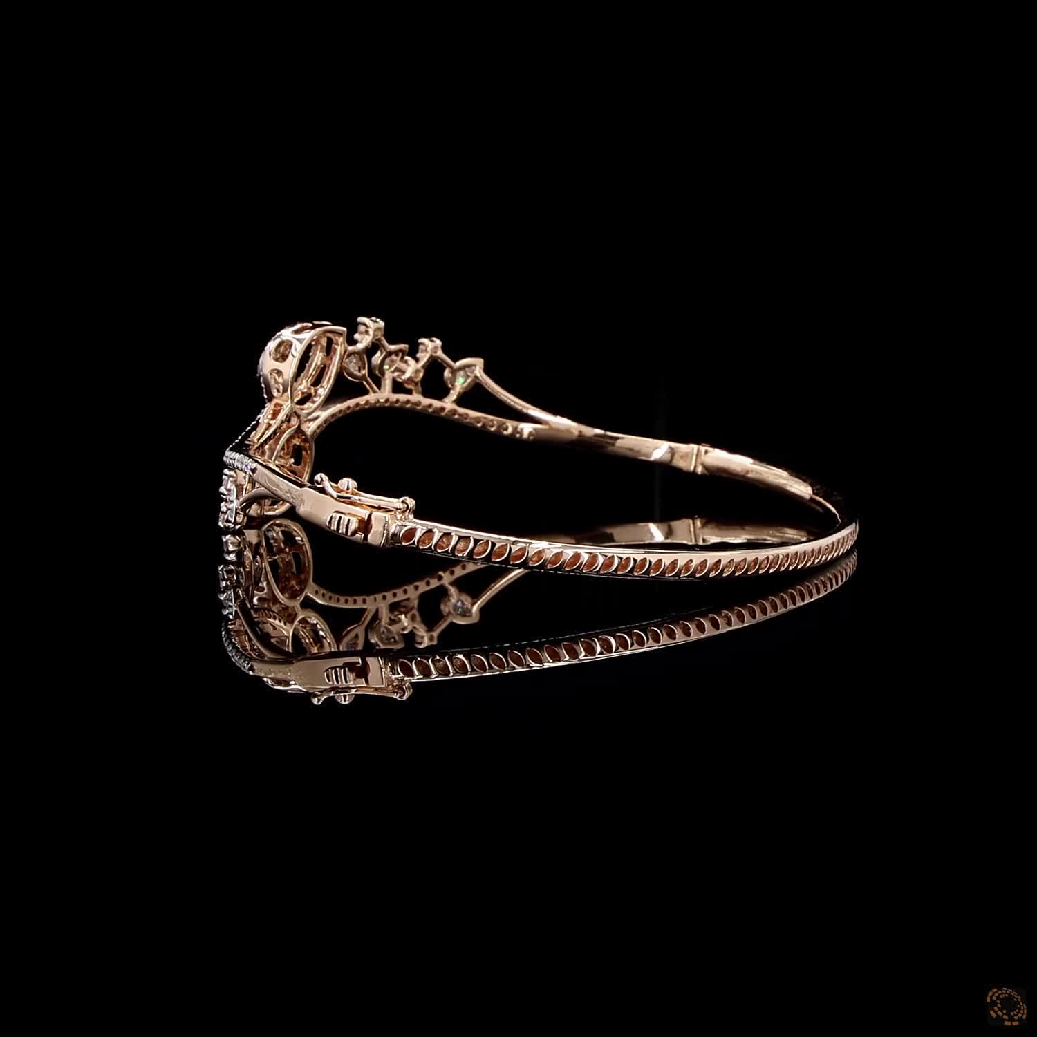 Diamond Bracelet in 18KT Yellow Gold