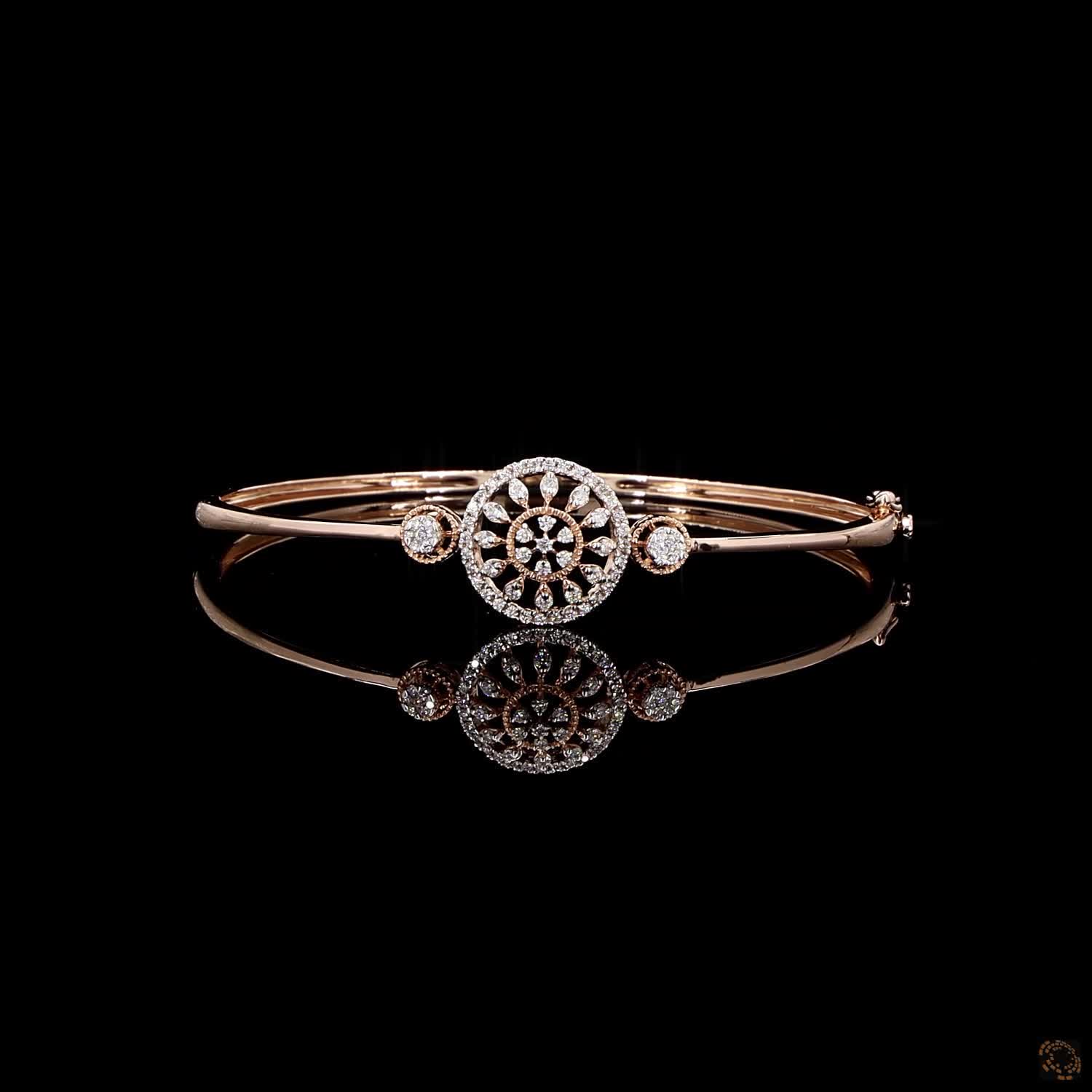 Diamond Bracelet in 18KT Rose Gold