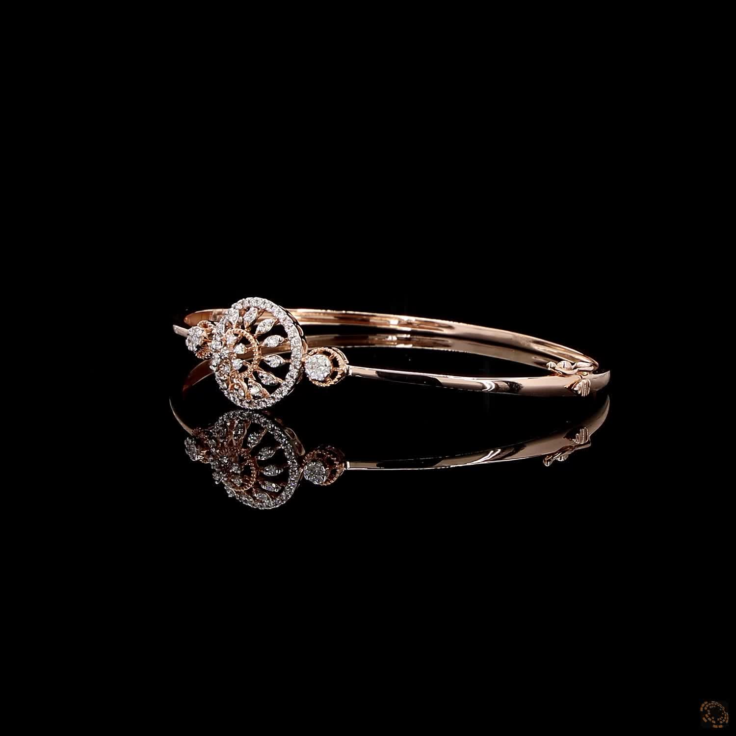 Diamond Bracelet in 18KT Rose Gold