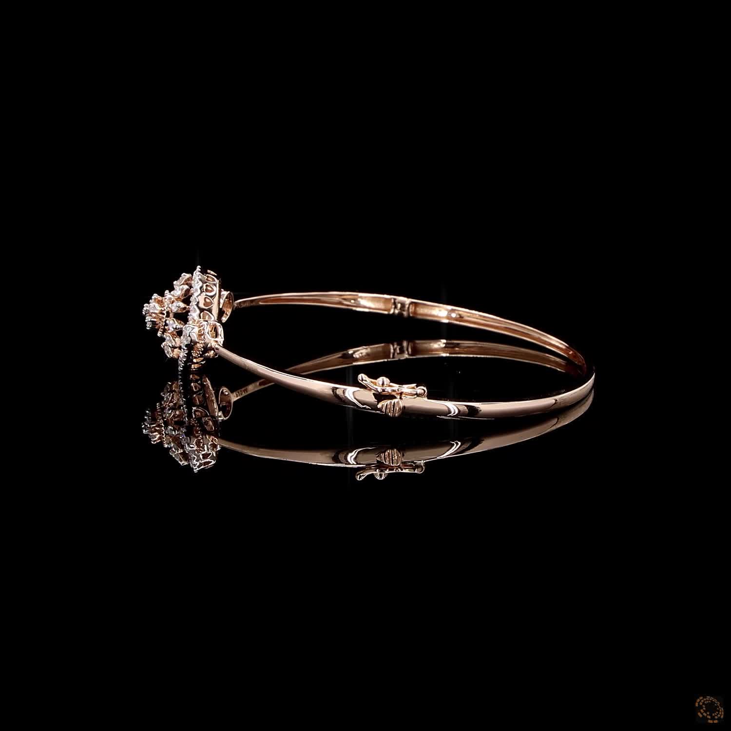 Diamond Bracelet in 18KT Rose Gold