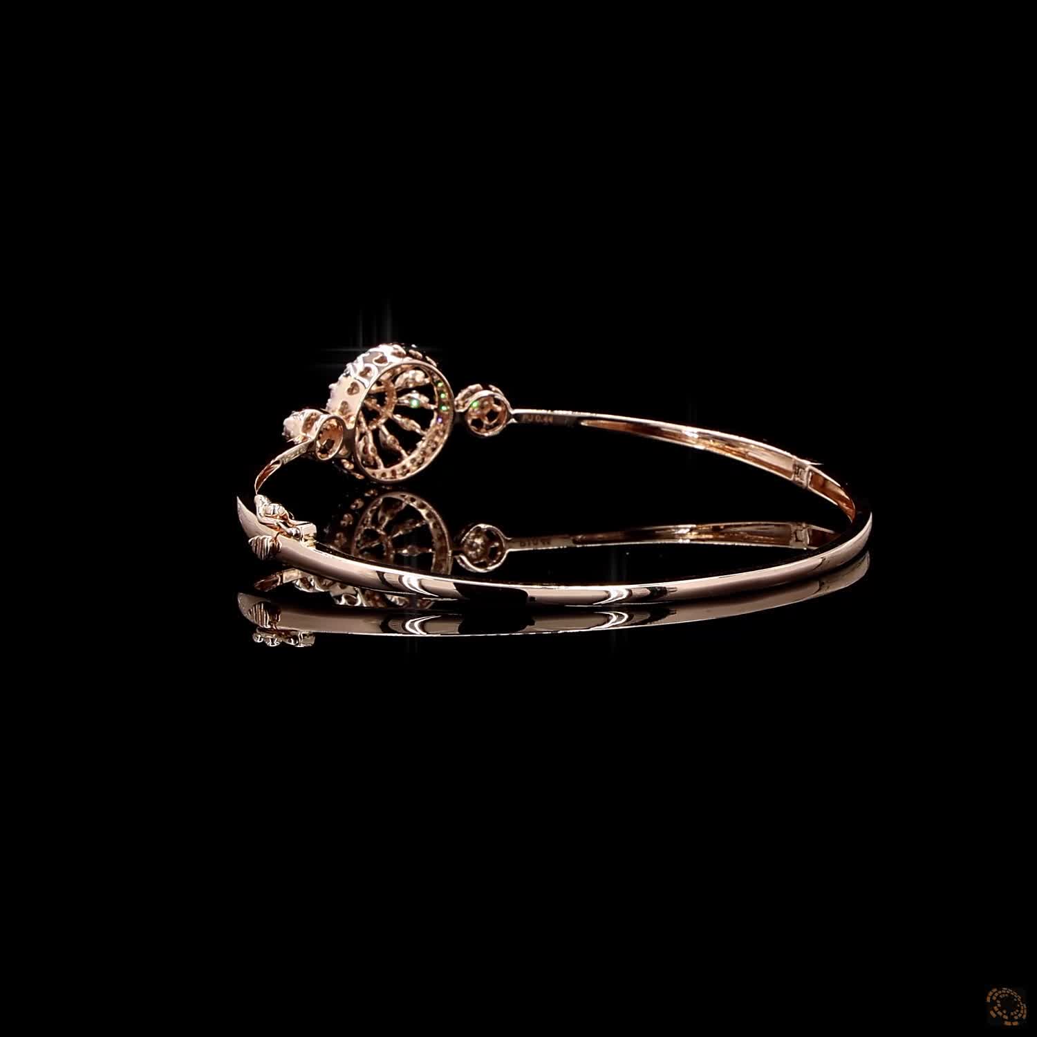 Diamond Bracelet in 18KT Rose Gold