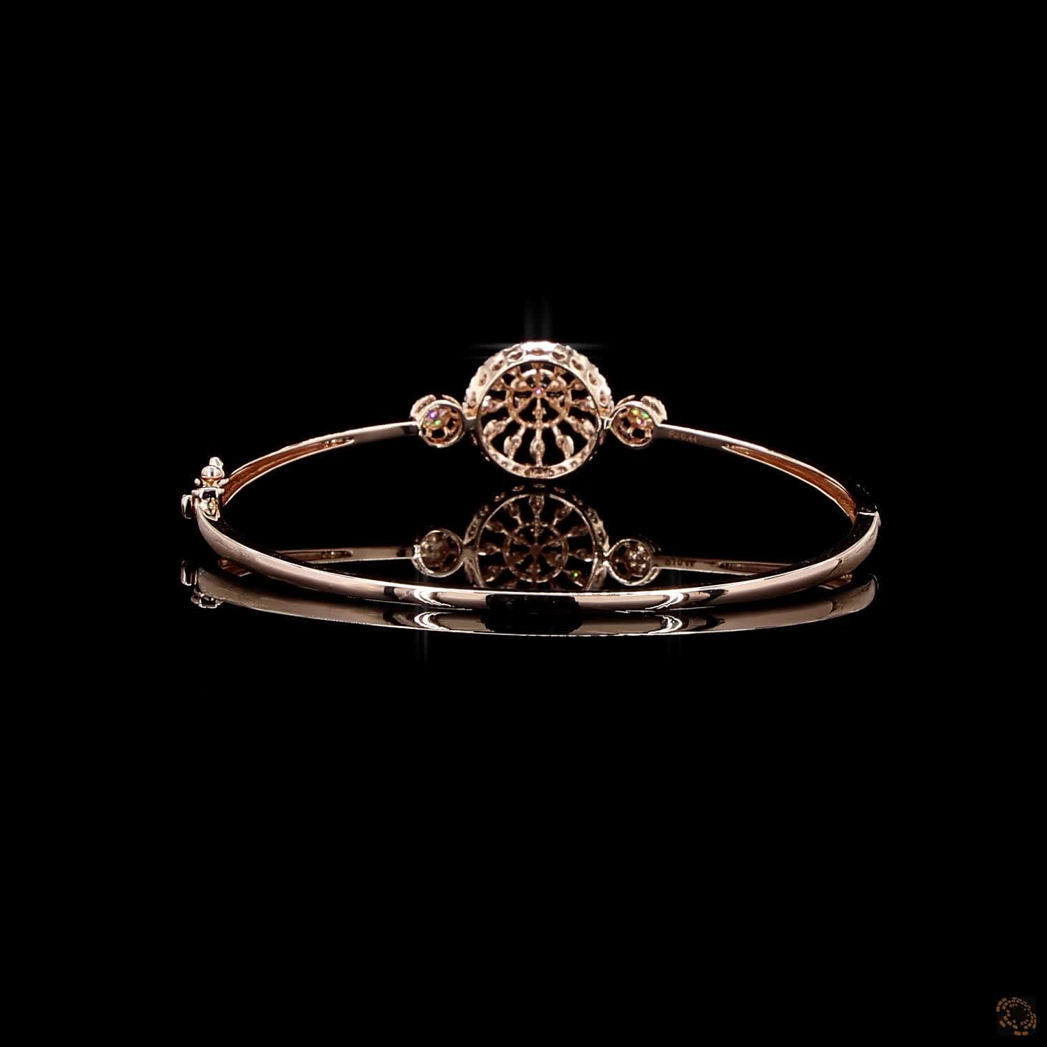 Diamond Bracelet in 18KT Rose Gold