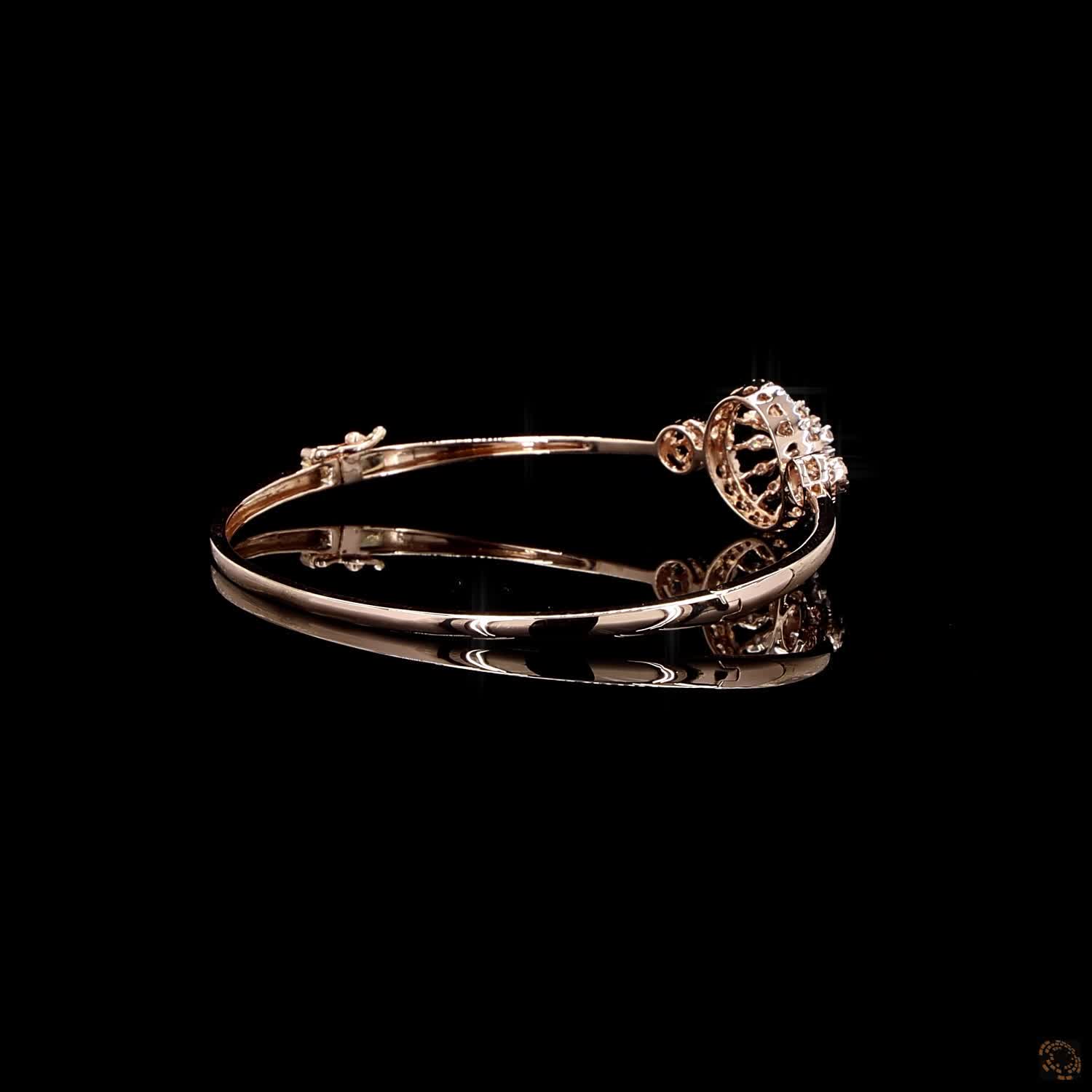 Diamond Bracelet in 18KT Rose Gold