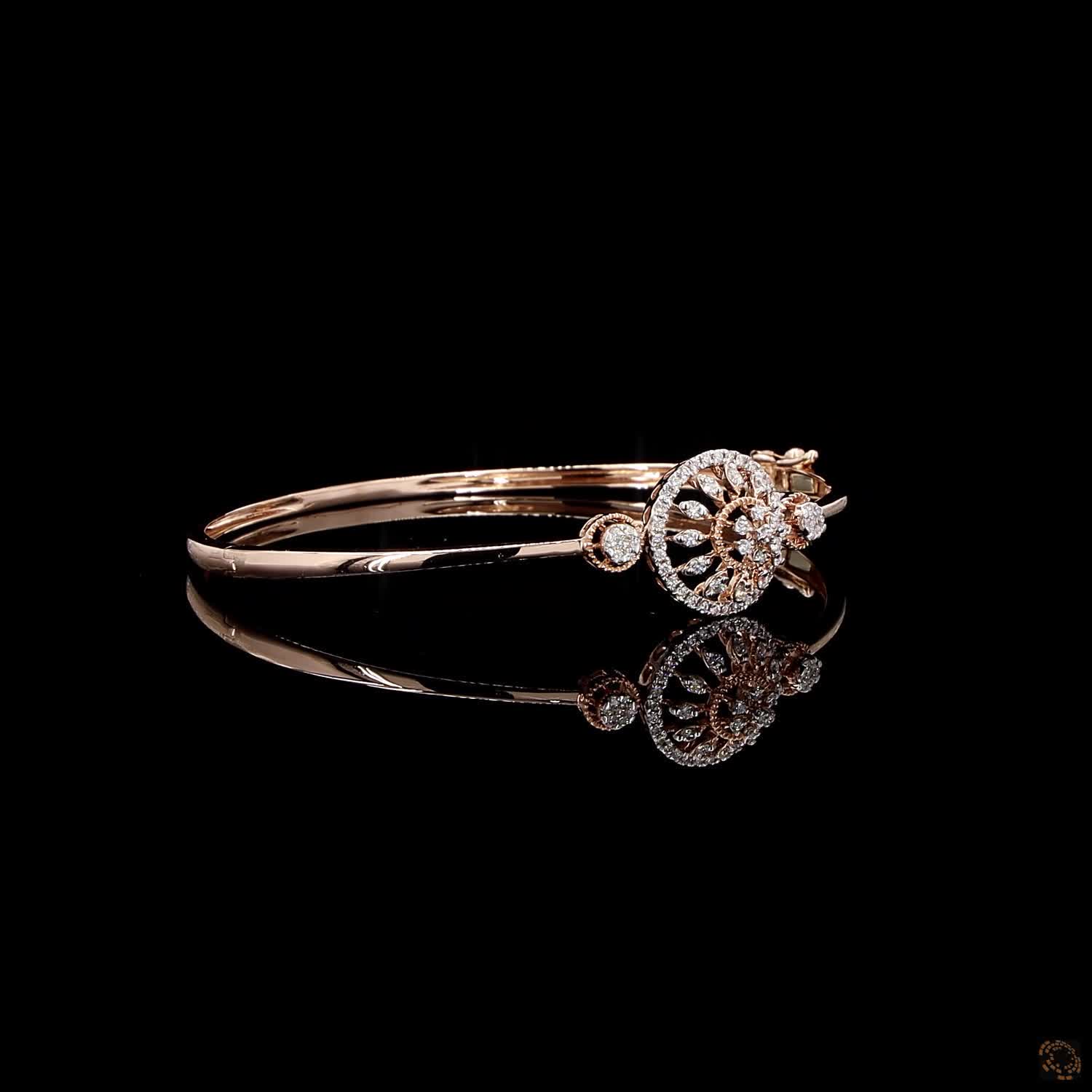Diamond Bracelet in 18KT Rose Gold