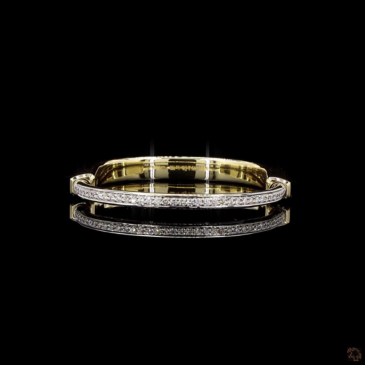 Diamond Bracelet in 18KT Yellow Gold