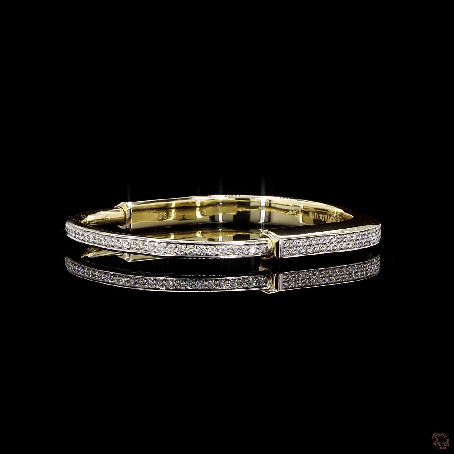 Diamond Bracelet in 18KT Yellow Gold