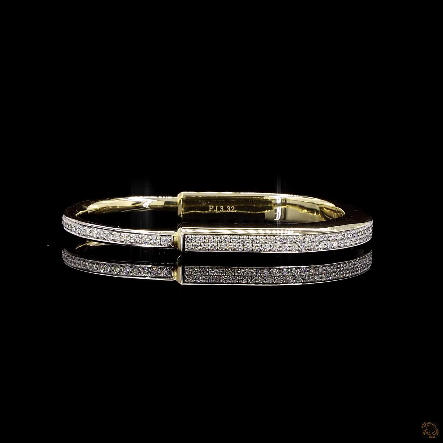 Diamond Bracelet in 18KT Yellow Gold