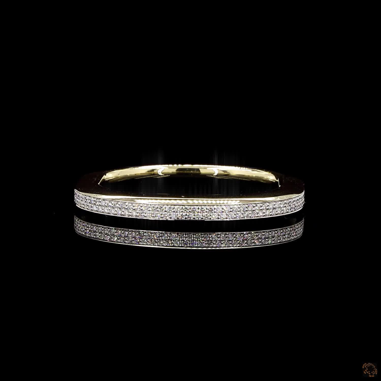 Diamond Bracelet in 18KT Yellow Gold