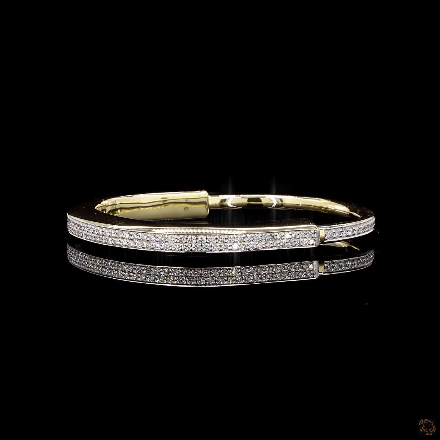 Diamond Bracelet in 18KT Yellow Gold