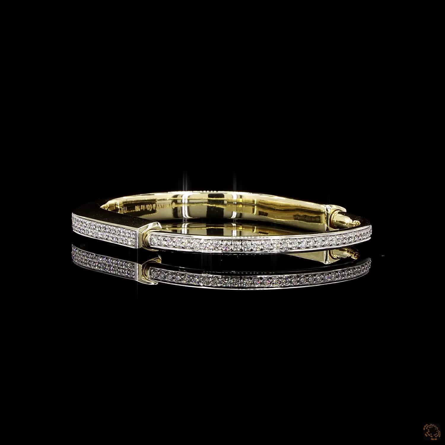 Diamond Bracelet in 18KT Yellow Gold