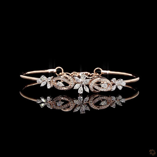Diamond Bracelet in 18KT Rose Gold